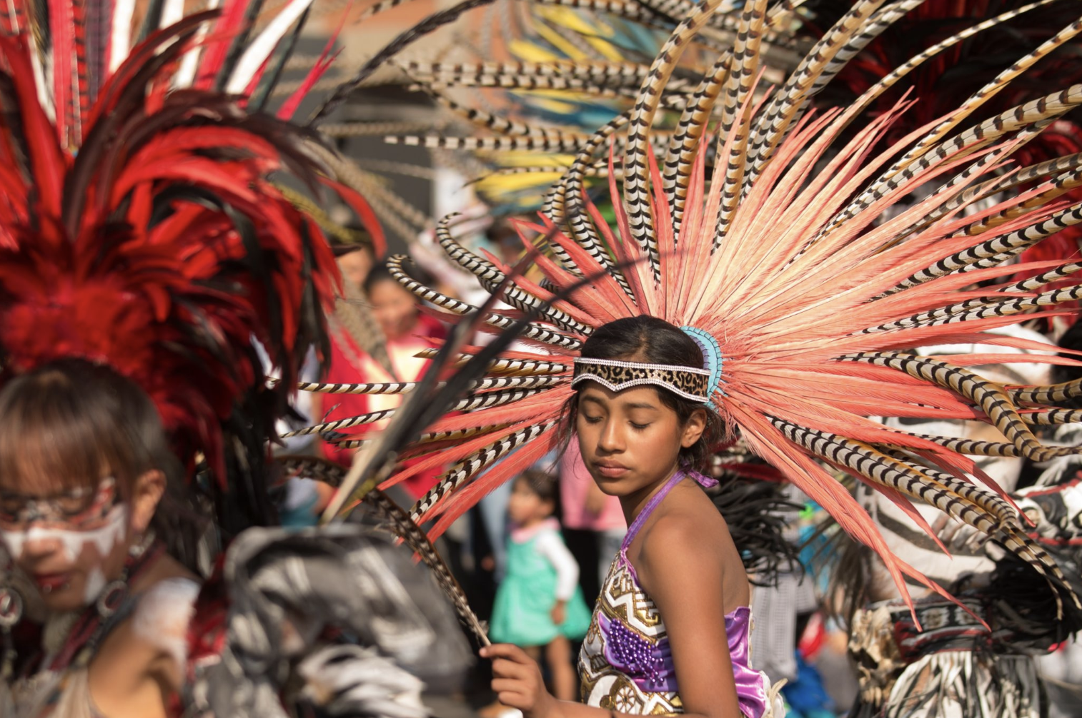 Barbados Girl celebrating in national festivals (Crop Over Festival) and celebrations